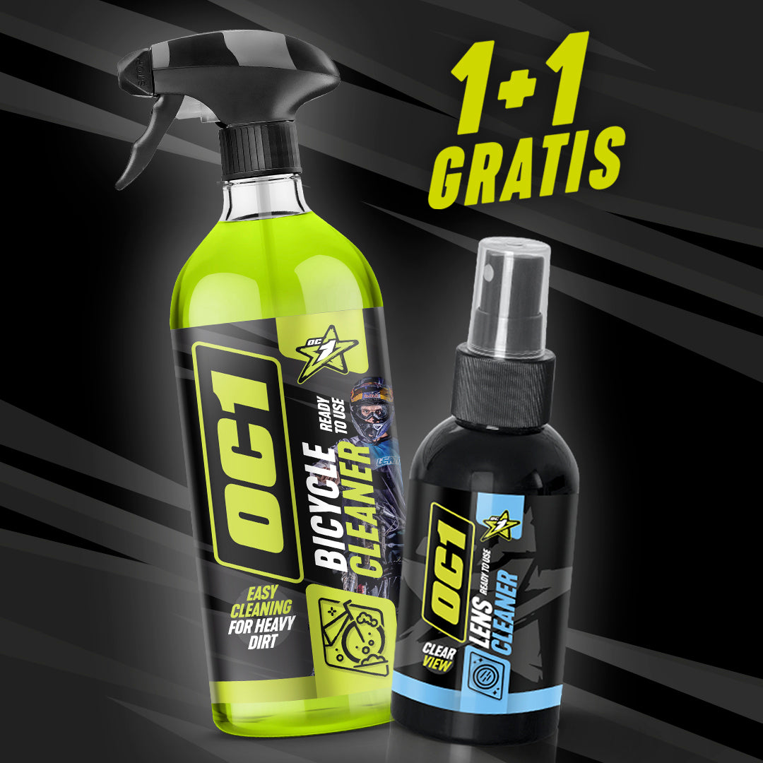 Płyn do mycia rowerów 0,95l + Płyn do mycia okularów i gogli 100ml GRATIS