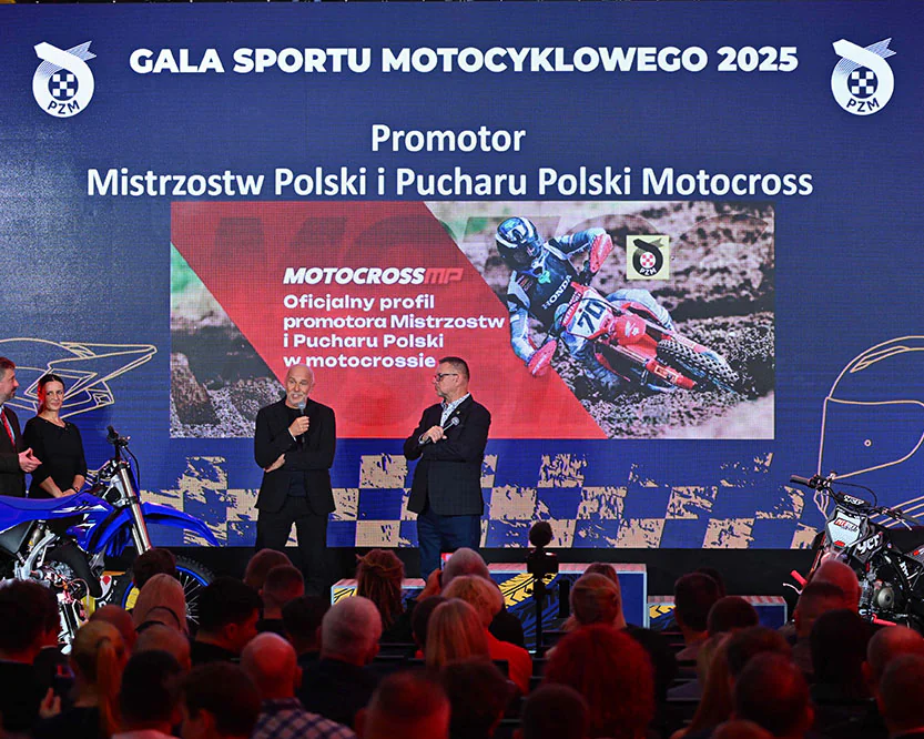 Gala Sportu Motocyklowego 2025 - OC1 promotorem Mistrzostw Polski Motocross