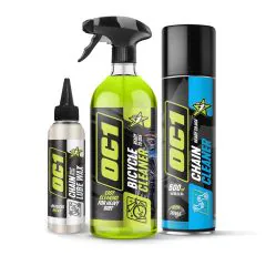 Zestaw OC1 dla rowerzysty - Bicycle Cleaner, Chain Cleaner, Chain Lube Wax