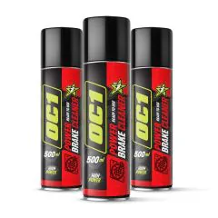 OC1 Power Brake Cleaner 3-pak – zestaw trzech aerozoli do układu hamulcowego 500 ml