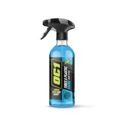 OC1 Tires&Plastic Shine 450 ml z atomizerem — profesjonalny nabłyszczacz do opon i plastików motocykli oraz rowerów

